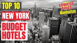 Top 10 Budget Hotels in New York City  Affordable Hotels in NYC [upl. by Munford]