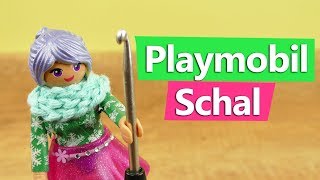 Playmobil DIY Stellas neuer Schal  Häkeln lernen mit Stella  Winter Kleidung für Playmobil [upl. by Buckie580]