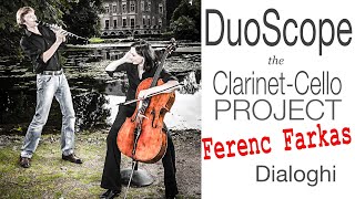 DUOSCOPE the Clarinet  Cello  Project l F Farkas  quotDIALOGHIquot [upl. by Kalfas]