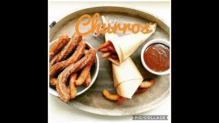 Churros s čokoládou ČurrosSladké koblížky  Videorecept  CZSK HD recipe [upl. by Cavanaugh]