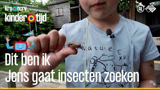 Jens gaat insecten zoeken Kindertijd KRONCRV [upl. by Lavoie60]