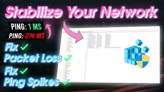 How to Fix Ping Spikes and Packet Loss in any Game Stabilize Network Connection [upl. by Chloris]