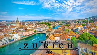 Zurich 4K  Zurich Switzerland 4K Drone  Cinematic Drone Footage [upl. by Beata]