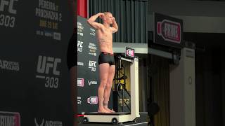 🇮🇪🇧🇷 IAN GARRY OFFICIAL WEIGH IN UFC 303 [upl. by Ahsin]