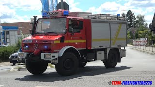 PKW rast in Holztransporter  Personen eingeklemmt Großübung Licht und Feuer in Nidderau [upl. by Nairred]