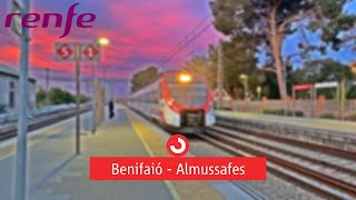 Benifaió  Almussafes  Renfe Cercanías [upl. by Einad851]