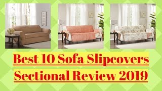 Best 10 Sofa Slipcovers Sectional Review 2020 [upl. by Nilcaj]