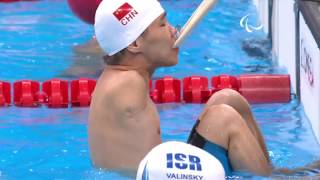 Swimming  Mens 100m Backstroke S6 heat 1  Rio 2016 Paralympic Games [upl. by Mayram786]