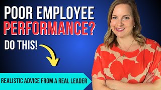 How To Manage Underperformance Of Employees  8 8tep Framework for Managers [upl. by Erdne]