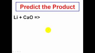 Solving Chemical Reactions  Predicting the Products  CLEAR amp SIMPLE CHEMISTRY [upl. by Kiyoshi]