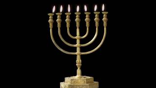 Prayer music with burningTemple Menorah [upl. by Nnylrebma]