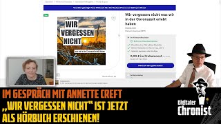 Im Gespräch mit Annette Creft  „Wir vergessen nicht“ ist jetzt als Hörbuch erschienen [upl. by Ynalem]