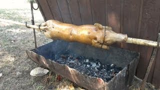 Spanferkel in Belgrad gegrillt Pig Roast BBQ Rezept howto  Disturbed Cooking Ep 80 [upl. by Mcdowell]