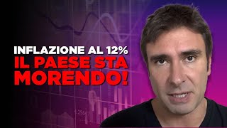 Inflazione al 12 ed in Italia si parla di scemenze Il Paese sta morendo [upl. by Perle]