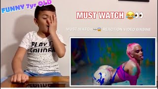 6IX9INE  GOOBA  OFFICIAL MUSIC VIDEO   7 yr OLD KID FUNNY  REACTION [upl. by Meehyr]