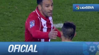 Disparo de Ceballos que corta Rami con el brazo dentro del área [upl. by Ney953]