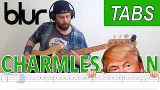 Bass Tabs Charmless Man  Blur [upl. by Sabec]