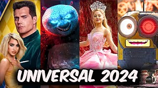 Estrenos Universal 2024 Argylle Kung Fu Panda 4 El Hombre Lobo Wicked 1 Mi Villano Favorito 4 [upl. by Donela761]