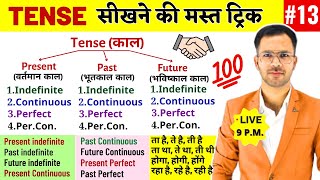 Tense chart in English grammar  Tense in English Grammar  Present Past amp Future tense Tricks [upl. by Ardnasella369]