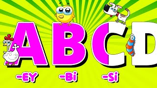 İngilizce Alfabe Şarkısı ABC Alphabet Song Alpi ve Arkadaşları Çocuk Şarkıları [upl. by Paulsen997]