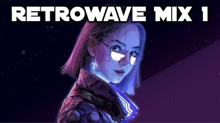 Retrowave Songs  Part 1 Coding Driving Gaming Music [upl. by Littman]