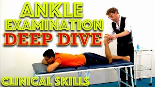 Step by Step Ankle Clinical Examination  Clinical Skills  Dr Gill [upl. by Jeavons]