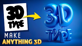 3D Text Effect in Photoshop amp Firefly  Tutorial [upl. by Eriuqs]