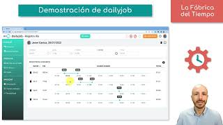 Control horario y gestión de vacaciones con dailyjob [upl. by Llerut]