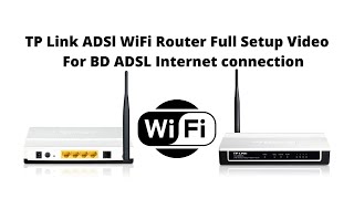 How to Setup ADSL Modem Router or BTCL Internet setup [upl. by Keily]