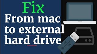 Cannot Copy File From Macbook to External Hard Drive  How to Fix it [upl. by Neyrb]