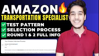 Amazon versant test for transportation specialist online test 2024  Round 1 amp 2 Amazon hiring 2024 [upl. by Frazier655]