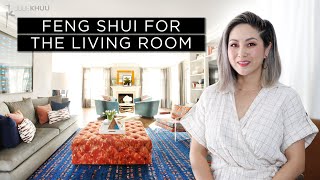 FENG SHUI for the Living Room  How to Use the Bagua Map Colors  Elements [upl. by Millur]