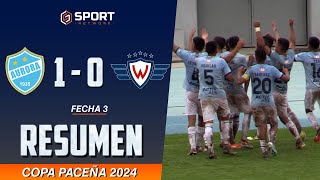 AURORA 1  0 WILSTERMANN Resumen del Partido  Fecha 3  Copa Paceña 2024 [upl. by Aynna]