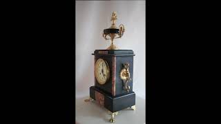 empire French marble clock two colored [upl. by Hamitaf]