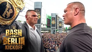 Randy Orton and Gunther are ready to make history Bash in Berlin Kickoff 2024 [upl. by Ater]