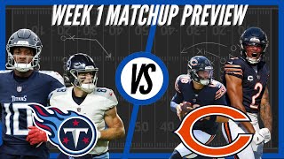 Tennessee Titans vs Chicago Bears  Week 1 Preview [upl. by Frasquito]