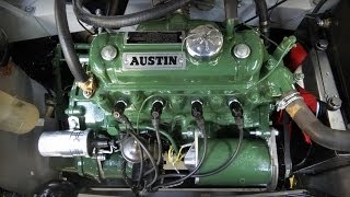 1959 Austin Seven engine [upl. by Aihsotal]