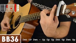 Gayuma  Abra Guitar Tutorial strumming patterns chord progression muting technique [upl. by Eentihw189]