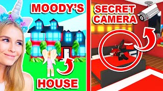 I SECRETLY Set Up CAMERAS ALL Throughout Moodys HOUSE In Adopt Me Roblox [upl. by Roxanne]