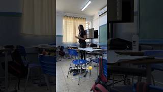 Eu ouvi um amém 🙌🏻 professora humor alunos escola fofoca shorts [upl. by Ginnifer]