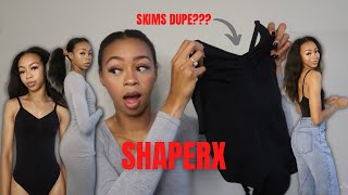 AMAZON SHAPEWEAR  AFFORDABLE SKIMS DUPE FT SHAPERX [upl. by Keiko]