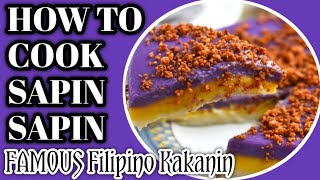 Sapin Sapin Recipe  How to Make Sapin Sapin  Lutong Pinoy [upl. by Anitsej34]