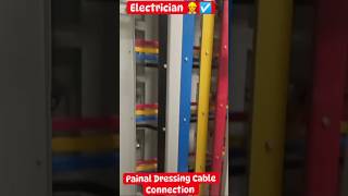 Main Painal Cable Dressing Fittings 🤯▶️  Cable Connecting electrical [upl. by Alaster]