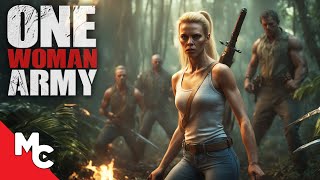 One Woman Army  Full Movie  Action Revenge Survival [upl. by Terrell745]