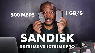 SanDisk Extreme vs Extreme Pro Portable SSD Review [upl. by Aikan]