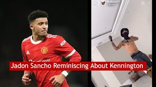 Jadon Sancho Reminiscing About Kennington News [upl. by Christiana750]