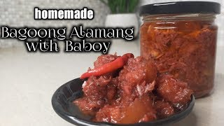 Bagoong Alamang with Baboy by mhelchoice Madiskarteng Nanay [upl. by Greta]