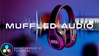 EASY Distorted Audio Effect  DaVinci Resolve 16 tutorial [upl. by Aronle50]