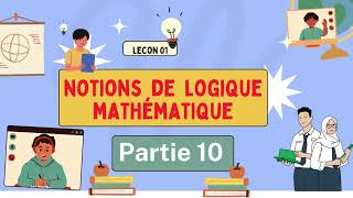 p10math1bacLogiqueRaisonnement par équivalenceR par double implication p1 SM SEX SECO [upl. by Nauqyt]