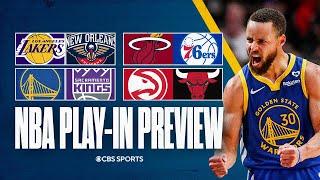 2024 NBA Playoffs Playin game PREVIEWS  CBS Sports [upl. by Elaen]